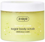 Keha kooriv kreem Ziaja Lemon Cake Sugar Body Scrub, 300 ml