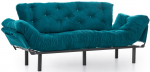 Diivanvoodi Hanah Home Nitta Triple Petrol, roheline v., 49 x 227 cm x 75 cm