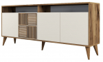 Kapp Kalune Design Milan 845HCT5319, kreemjasvalge/p&auml;hklipuu v., 78.6 cm x 180 cm x 35 cm
