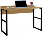 Kirjutuslaud Kalune Design Deha, 120 cm x 60 cm, 75 cm, must v./puidu v.