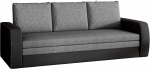 Diivanvoodi Inversa Sawana 05, Soft 11, must v./tumehall v., 83 x 220 cm x 89 cm