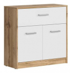 Kummut Matos, tamm v./valge v., 78.5 cm x 80 cm x 34 cm