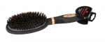 Juuksehari Top Choice Natural Bristle Hairbrush 63299, kuldne/must