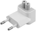 Adapter Akyga AK-AD-60 Euro plug, IEC C7, valge v.