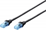 V&otilde;rgukaabel Digitus CAT 5e U/UTP DK-1512-100/BL RJ-45, RJ-45, 10 m, must v.