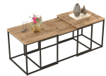 Kohvilaudade komplekt Kalune Design VG9-A, pruun v., 45 cm x 90 cm x 44.8 cm