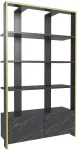 P&otilde;randariiul Kalune Design Elena 875ZNA4616, must v., 160 cm x 93.6 cm x 31.5 cm