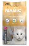 Kassiliiv Magic Litter Bentonite Ultra White Baby Powder, orgaaniline (t&otilde;mbub kokku), 10 l