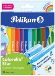 Vildikad Pelikan Colorella Star, &uuml;hepoolsed, 10 tk