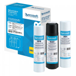 Filtrikassettide komplekt ro (p&ouml;&ouml;rdosmoosi) s&uuml;steemide jaoks Ecosoft CPV3ECOSTD, 10"