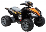 Laste elektriline ATV Lean Toys Quad 2034, must v./oranž v.