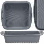 Silikoontarvikud Springos KI0070, hall v., 20 cm x 26.5 cm