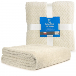 Pleed KEJ-01, kreemjasvalge, 150 cm x 200 cm