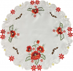 Laudlina &uuml;mmargune OH-246-A, valge v., 150 x 150 cm