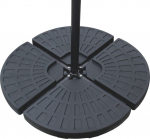 Aia p&auml;ikesevarju alus Domoletti Set of 4, 63 cm, must