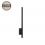 &Otilde;ue seinavalgusti Domoletti Marzo, 9W, LED, IP44, must, 5 cm x 50 cm