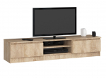 TV-laud Akord RTV K160, sonoma tamm v., 40 cm x 160 cm x 33 cm