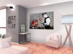 Reproduktsioon Artgeist Super Mario Mushroom Cop By Banksy HK6340-DK, 90 cm x 60 cm