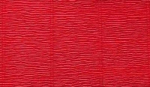 Krepp paber Cartotecnica Rossi Nr.589, 180 g/m&sup2;, punane, 50 cm x 2.5 cm