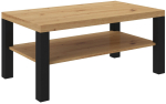 Kohvilaud ADRK Sven, tamm v./must v., 115 cm x 65 cm x 46 cm