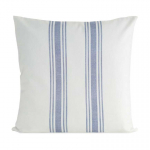 Dekoratiivpadjap&uuml;&uuml;r Len 25, kreemjasvalge/violetne, 50 cm x 50 cm