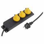 Pikendusjuhe, 3 x 1,5 mm&sup2;, 3 m, IP44, 3 pesa