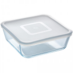 K&uuml;psetusvorm kaanega Pyrex Cook & Freeze, l&auml;bipaistev v./hall v., 20 cm x 20 cm, 2 l