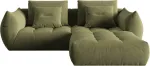 Mooduldiivan Micadoni Home Bloom Velvet, roheline v., 232 x 219 cm x 95 cm