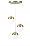 Valgusti rippuv Opviq Chandelier Kure 8710-3, E27, kuldne v.