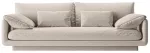 Diivan Micadoni Torino Structured, helebeež, 220 x 103 cm x 83 cm