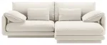 Nurgadiivan Micadoni Torino Structured, kreemjasvalge, parem, 220 x 170 cm x 83 cm