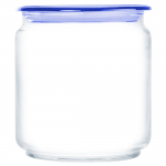 Kuivaine konteiner Luminarc Plano, 0.75 l, l&auml;bipaistev/sinine