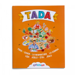 Raamat Geniuso Tada Food, RUS, EN, DE, Prantsuse, Hispaania, Ungari, T&scaron;ehhi, Slovaki, oranž v.