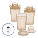 Piimasegu konteiner Canpol Babies 56/619, 0 kuud, plastik, pruun v.