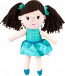 Riidest nukk Dumel Anetka, 23 cm, sinine v.