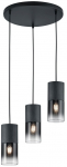 Valgusti lagi Trio Robin 310630332, E27, 3 x 28 W, must v.