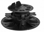 Reguleeritav terrassikandur, 70 - 120 mm, plastik, 20 cm, must v.
