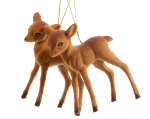 J&otilde;ulupuu ehe Reindeer, pruun v., 7.5 cm, vahtpol&uuml;et&uuml;leen, 2 tk