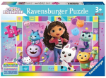 Pusle Ravensburger Gabbys Dollhouse Lets Celebrate, 18 cm x 26 cm, 35 tk, mitmev&auml;rviline