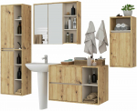 Vannitoa m&ouml;&ouml;bli komplekt Akord Furniture Factory Vami, tamm v., 30 cm x 50 cm x 170 cm