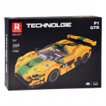 Konstruktor, auto Technologie ZA5781, 368 tk, kollane