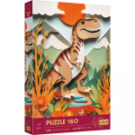 Pusle Trefl Paper Art Dinozaur 40048, 41 cm x 27.5 cm, 160 tk, mitmev&auml;rviline