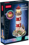 3D-pusle Cubicfun Seaside Lighthouse, 47.8 cm x 47.5 cm, 72 tk, mitmev&auml;rviline