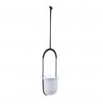 Lillepott Lamela Luca 559-05, plastik, valge v.