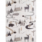 Vaip sise Ayyildiz Coco Forest Adventure, hall v./pruun v./beež v., 150 cm x 80 cm
