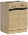 Alumine k&ouml;&ouml;gikapp Junona Line, bernstein oak v., 47 cm x 60 cm x 82.5 cm