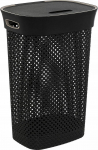 Pesukast 5five Hamper, 60 l, must v., 42 cm x 33 cm