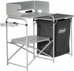 Matkalaud Coleman Cooking Stand, must v./hall v., 141 cm x 60 cm x 98 cm