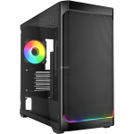 Arvuti korpus Sharkoon MK4W RGB, must v.