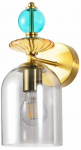 Valgusti seinale Light Prestige Tropea, E27, 1 x 15 W, sinine v./kuldne v./valge v.